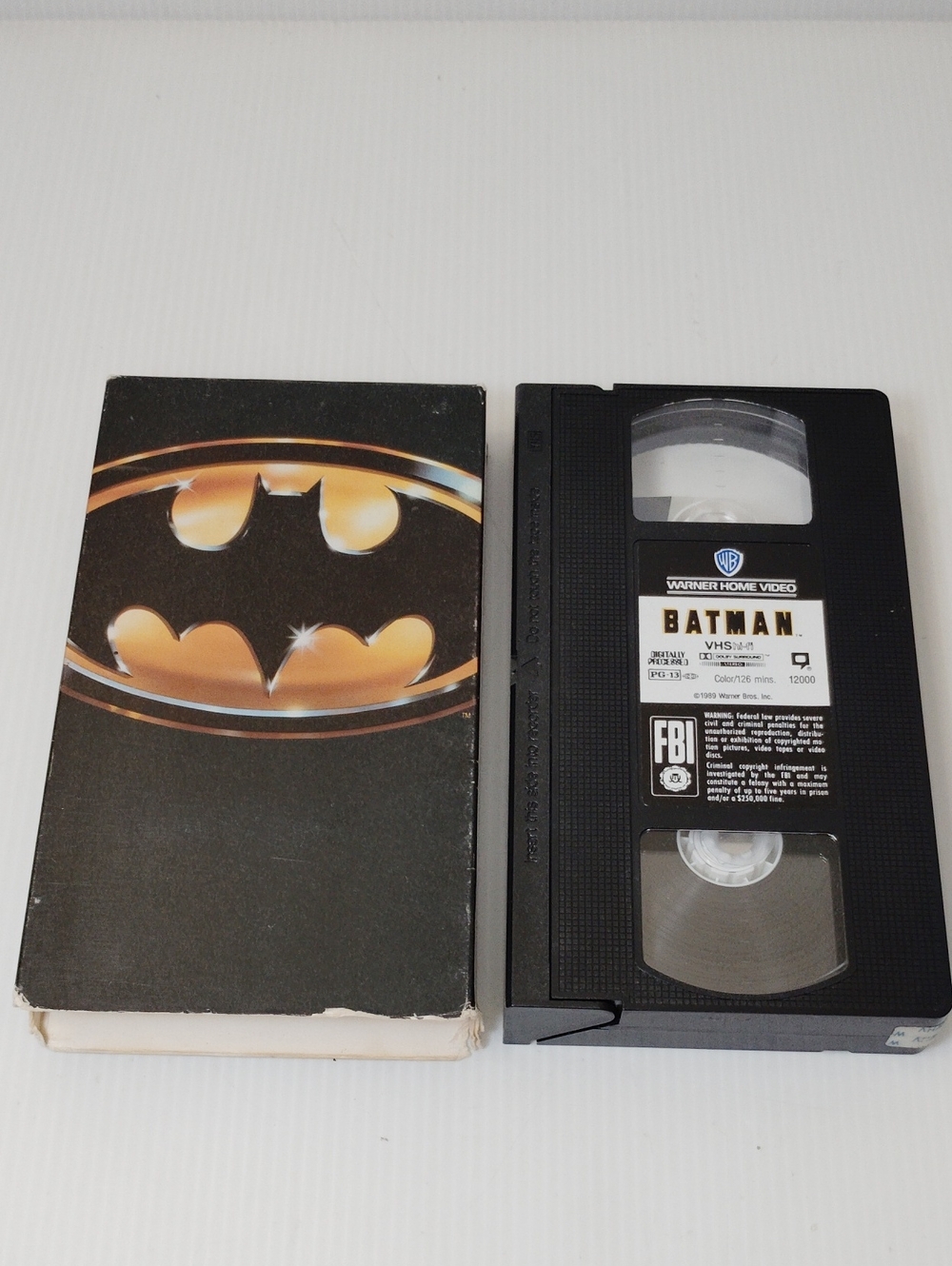 12 For $8 Batman VHS Tape - Black and Gold